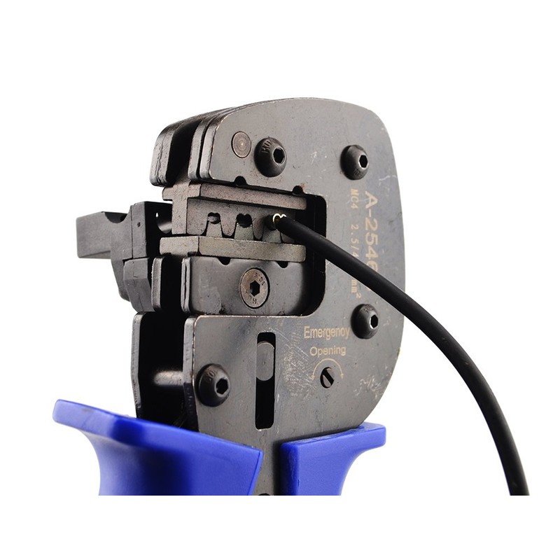 Samyo A-2546 MC4 - Crimpadora para paneles solares fotovoltaicos, cables