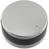 Spares2go Silver/Black Switch Knob Compatible with Lamona LAM3200 LAM3204 LAM3401