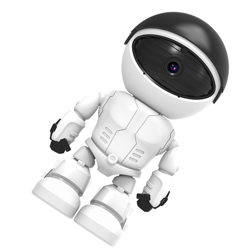 Robot Shape Wireless WiFi Camera 1080P HD Video 2 Way