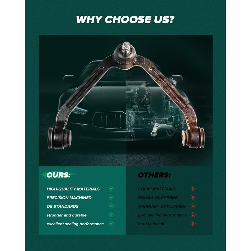 SCITOO 4-PC SET Suspension Kit For Nissan Altima Maxima Inner