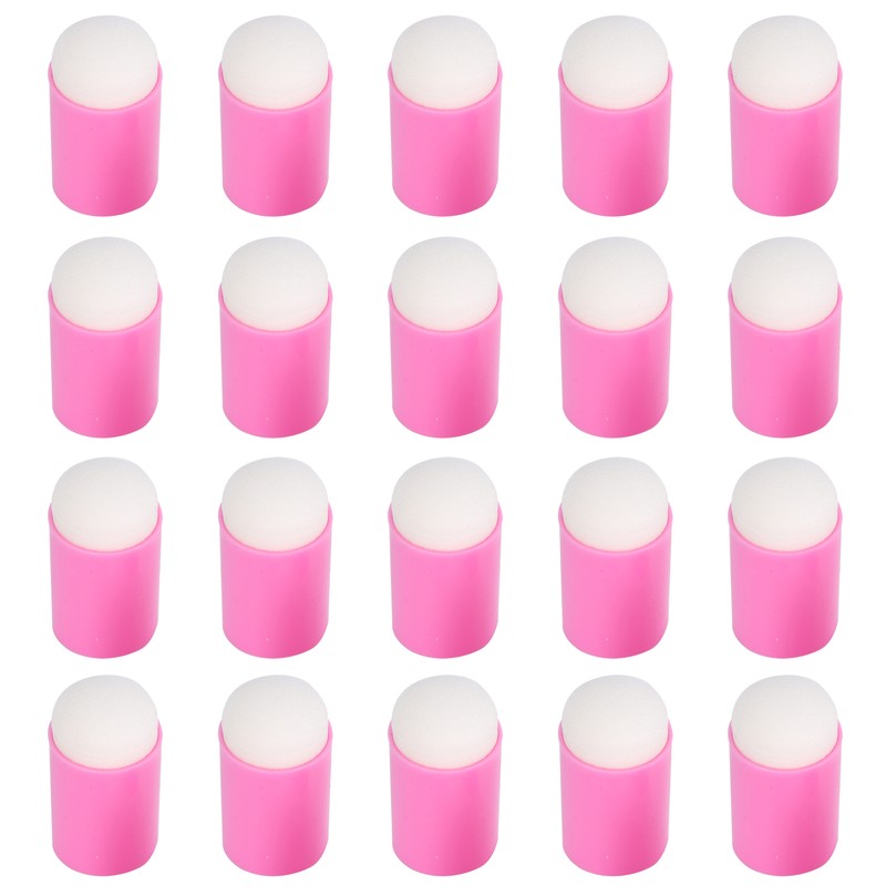 20pcs Finger Sponge Daubers DIY Finger Painting Drawing Stamping Sponge