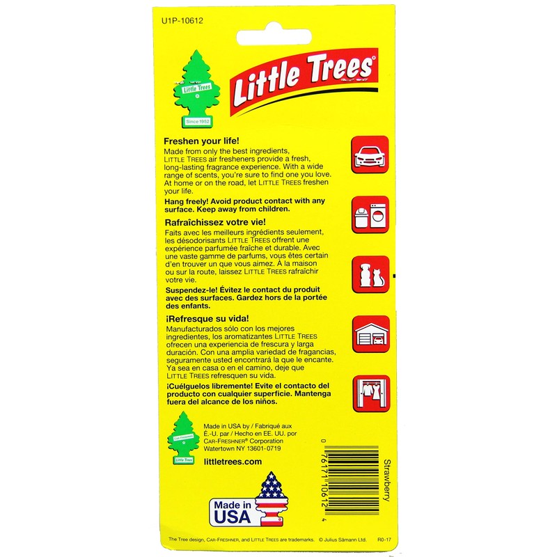 Little Trees X-TRA STRENGTH エアーフレッシュナー Strawberry(1P) U1P-10655