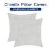 CaliTime Throw Pillow Covers Decorative 26 X 26 Inches Pack