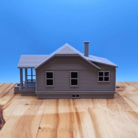 Unbranded HO-Scale - Sears Rodessa 1920s Kit Home - 1:87 Scale Building House