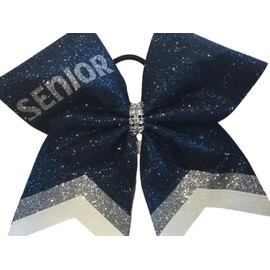 Senior Glitter Cheer Bow