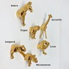 Gold Safari Animal Iron Metal Drawer Knobs (Knob, Leopard)