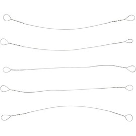 5 Pack Silver Cheese Slicer Wire Replacement Stainless Steel Cutting Cut Line Replaceable Spreader Wires Set Splitter Butter for Baking Home Accessories Cheese Knives Specialty Knives