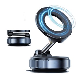 Strong Magnetic Car Phone Holder for Magsafe, Ultra-Vacuum Suction Cup 360° Adjustable PhoneHolder, Suitable for Your Car Accessories, [Mag safe] Car Holder for All Smartphones and All Car Models