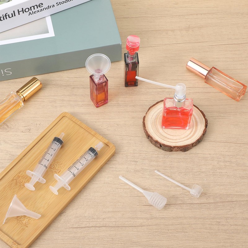 Kifmurase 8 Pcs Clear Perfume Refill Tools, Perfume Dispenser Transfer