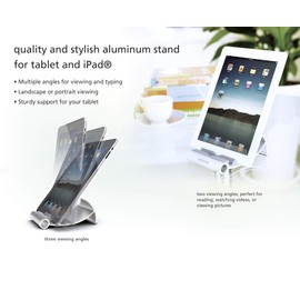 Akasa Leo | Tablet Stand | Aluminium | Anti-slip | Scratch Protection | Black | AK-NC054-BK
