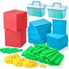 TOMMYHOME 334 PCS Base Ten Blocks Set,Contains 110 rods Counting