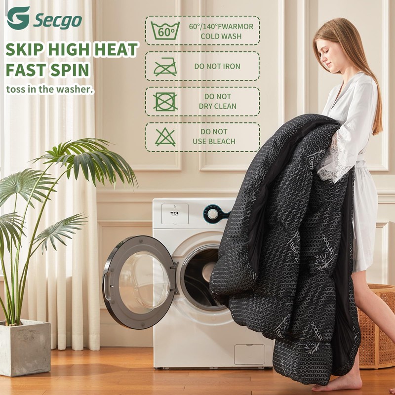 Premium 100% Waterproof Twin XL Mattress Topper, Breathable Mattress Pad,