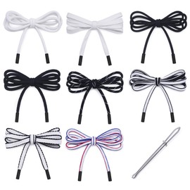 SEMINI - 8 piezas con cordón de repuesto de 48 pulgadas, cuerdas con cordón con fácil enhebrador para correr, pantalones cortos, pantalones deportivos, chaquetas, abrigos, trajes de baño, zapatos,