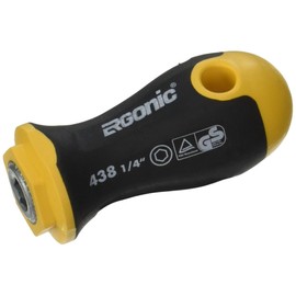 Felo 07157 61585 Ergonic Stubby w/Adaptor for Bitholder 1/4" 0.25