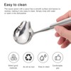 0XBIT Sauce Spoon, 2 Pieces Sauce Ladle with Pourer, Stainless