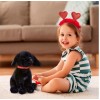 FAO Schwarz 12" Sparklers Wear and Share Black Labrador with