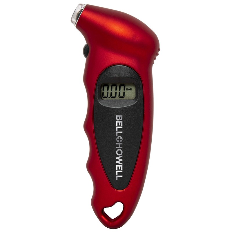Bell & Howell Digital Tire Pressure Gauge with LCD Display,