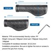 GORIX Bike Ergo Grips Bar End Lenker [135mm 100mm] (GXQ