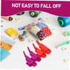 jojofuny 4pcs Fingerthing Fabric Pusher Lightweight Sewing Tools for Accurate