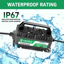 36 Volt Golf Carts Battery Charger 15AMP for Club Car & EZGO Golf Cart with D-Style Plug