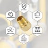 Tulov Pack of 2 16 Screw Fittings, Transition with 1/2