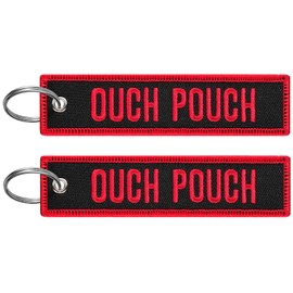 FRTKK 2 Pcs Embroidery keychain Key Ring Accessories, Double Sided Motorcycles Car Key Tags for Scooters Men and Women