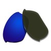 1.5MM Replacement Lenses Compatible With Oakley Half Jacket 63mm Sunglasses,