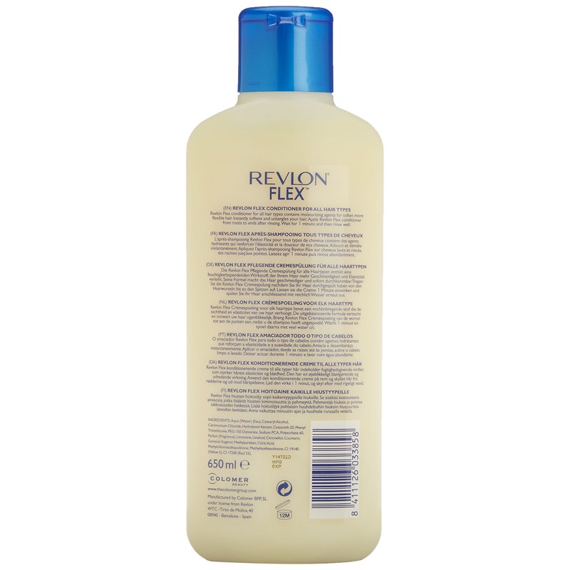 Revlon Flex All Hair Types Conditioner 650ml Economy Size