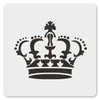MAGJUCHE Crown Stencil 6 Inches, Reusable King Stencil for Painting