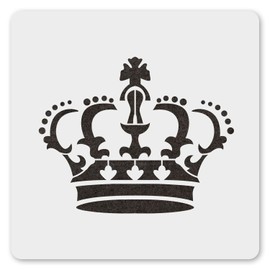 MAGJUCHE Crown Stencil 6 Inches, Reusable King Stencil for Painting DIY Crafts Decor
