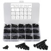 625pcs M2 M3 M4 Phillips Pan Head Self-Tapping Wood Screws,14