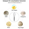 Whisk, 6 inch whisk small for mixing, stirring dough, eggs,