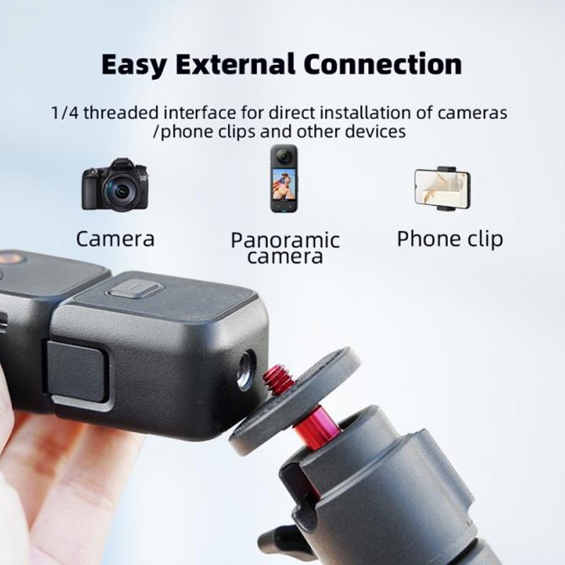 Desktop Camera Tripod Cell Phone Selfie Stick Aluminum Alloy Extendable