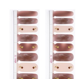 Harilla 20x Gel Nail Wrap Aufkleber Abziehbilder Nagel Dekoration Aufkleber Geschenke Ausgehärtete Gel Nagelstreifen Nagel Gel Polnisch Streifen für Frauen, ROT