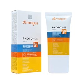 Photoage Protector Solar Facial Toque Seco FPS 50+ 40g Tecnología Water Gel con Ácido Hialurónico y Vitamina E Alta Protección UVA/UVB, Antibrillo, Acabado Invisible y Matificante