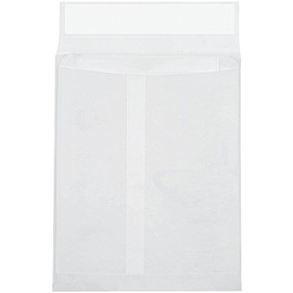 Partners Brand PTYE09122WE Tyvek Expandable Envelope, 9" x 12" x 2", White (Pack of 100)