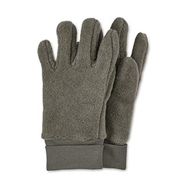 Sterntaler Finger Gloves Unisex Children's Micro Fleece with Elastic Cuff Glove, green melange