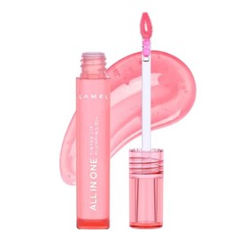 Lamel- Aceite labial todo en uno brillo labial ligero, con color, voluminizador e hidratante bálsamo labial para el día y la noche