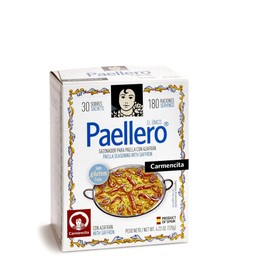 Carmencita. Paellero Paella Seasoning with Saffron (30 sackets). 120g (4.23oz)