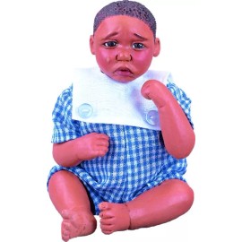 Ian Afro African American New Resin ABC Baby Boy Doll