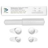 Toilet Paper Holder with Extender Adaptor, Fit Double Rolls and