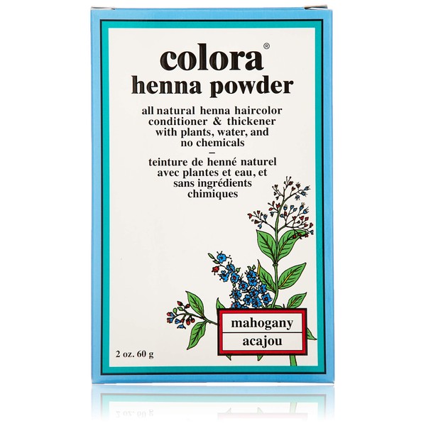 Colora Henna Powder Hair Color Mahogany 2oz (3 Pack)