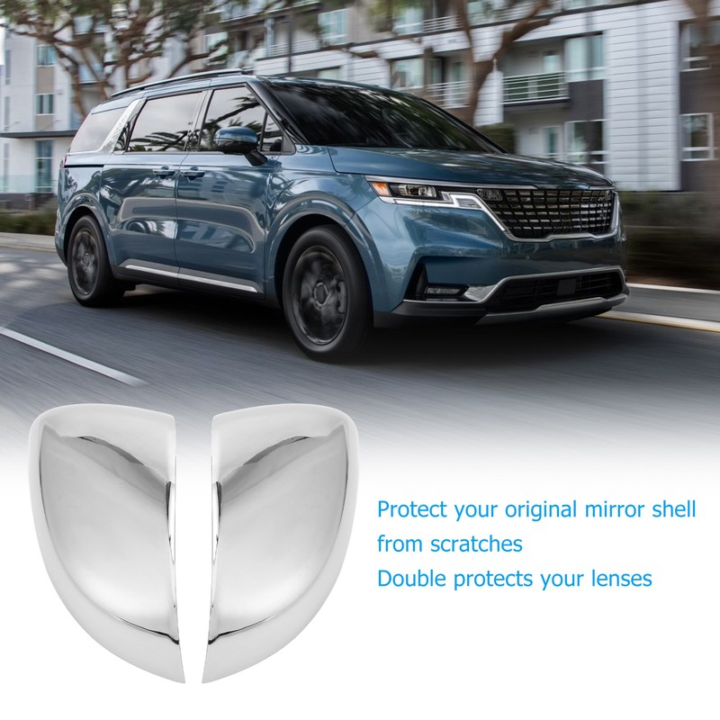 Rear View Mirror Shell Cover Electroplating Bright Style Glossy Rust