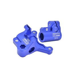 GPM Upgrades Aluminum 7075 Fork Lug Set for 1/4 Promoto MX Motorcycle RTR FXR（LOS06000）/1/4 Promoto MX Motorcycle RTR FXR（LOS06002） RC Car (Blue)