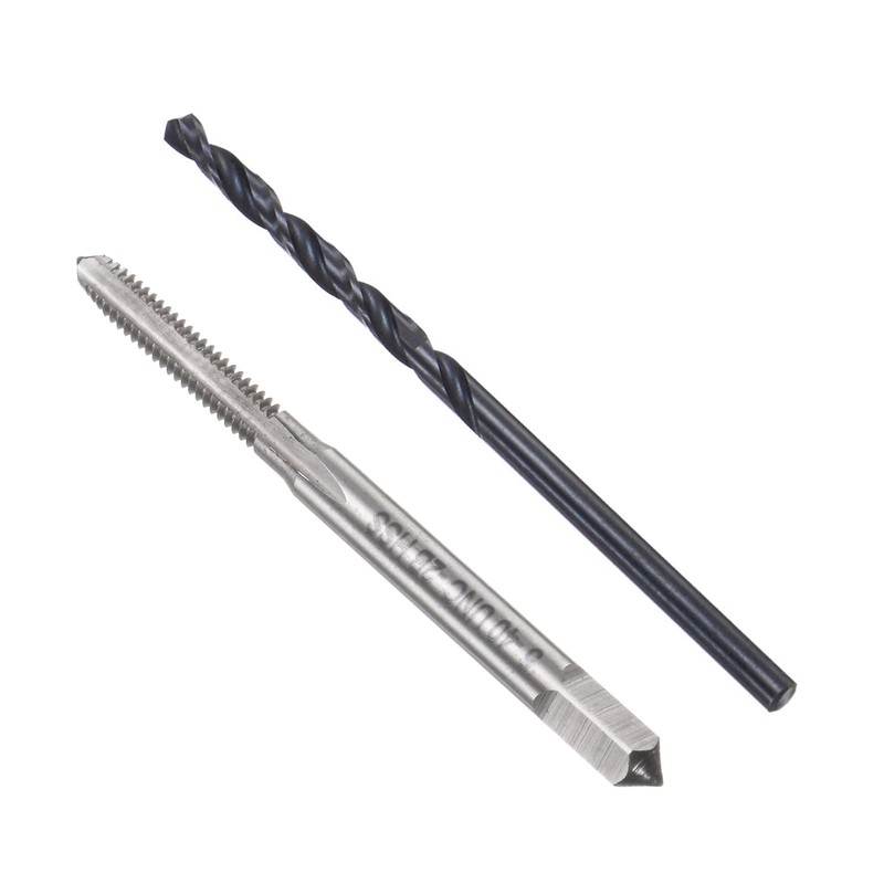 sourcing map Tap and Drill Bit Set, 5-40 UNC Thread