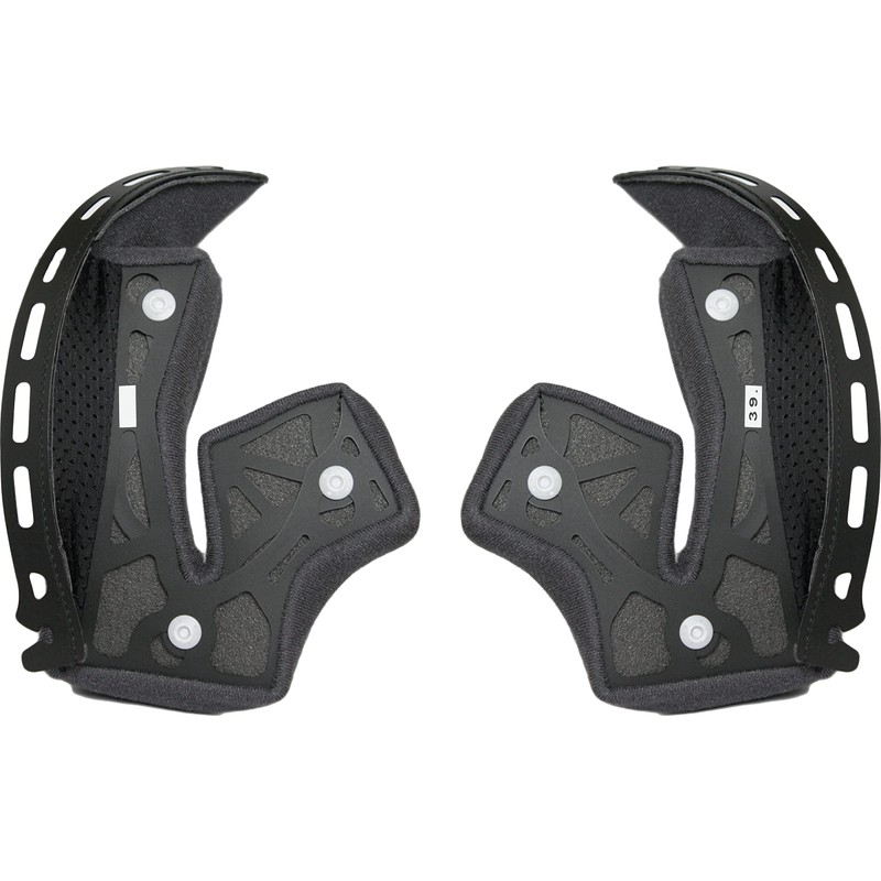 Shoei RF-1100/QWEST Cheek Pad 35mm Motorcycle Helmet Accessories - Black/One