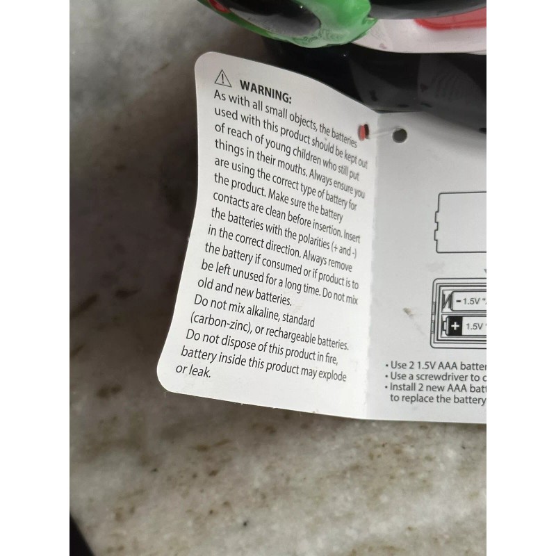 Greenbrier Christmas Light/Sound Santa Motion Activated 6 Inches