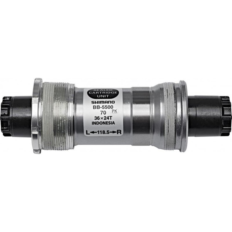 Shimano Unisex – Erwachsene BB-5500 Innenlager, Silber, 109.5 mm