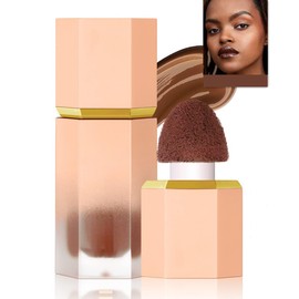 Liquid Contour Makeup Concealer Built-in Sponge, Concealer Sculpting Facial Makeup, Long-Lasting Waterproof Creamy Bronzer Smooth Natural Matte Liquid Contour (#103 Camel Suede)