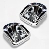 Mustang UPR 4pc CHROME Door Lock Knob Kit Compatible w/